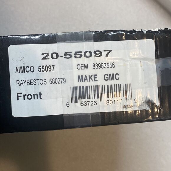 ROTO FRONT PROMAX PART#20-55097,RAYBESTOS 580279 (2005-2019 CHEVROLET SILVERADO - Picture 3 of 3